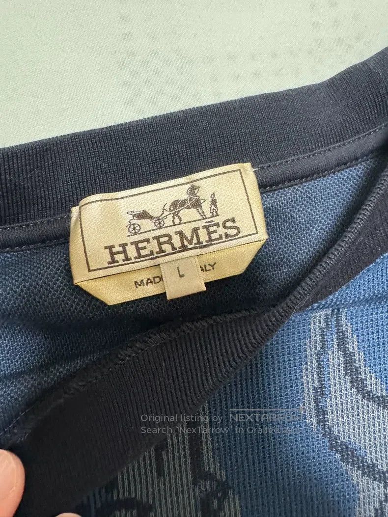 Hermes Hermes Knitted short-sleeve Size US L / EU 52-54 / 3 - 6 Thumbnail