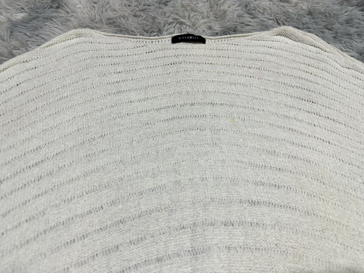CIVARIZE 🔥Sick Y2K Civarize Frayed Knitted Poncho Capes Size US XL / EU 56 / 4 - 5 Thumbnail