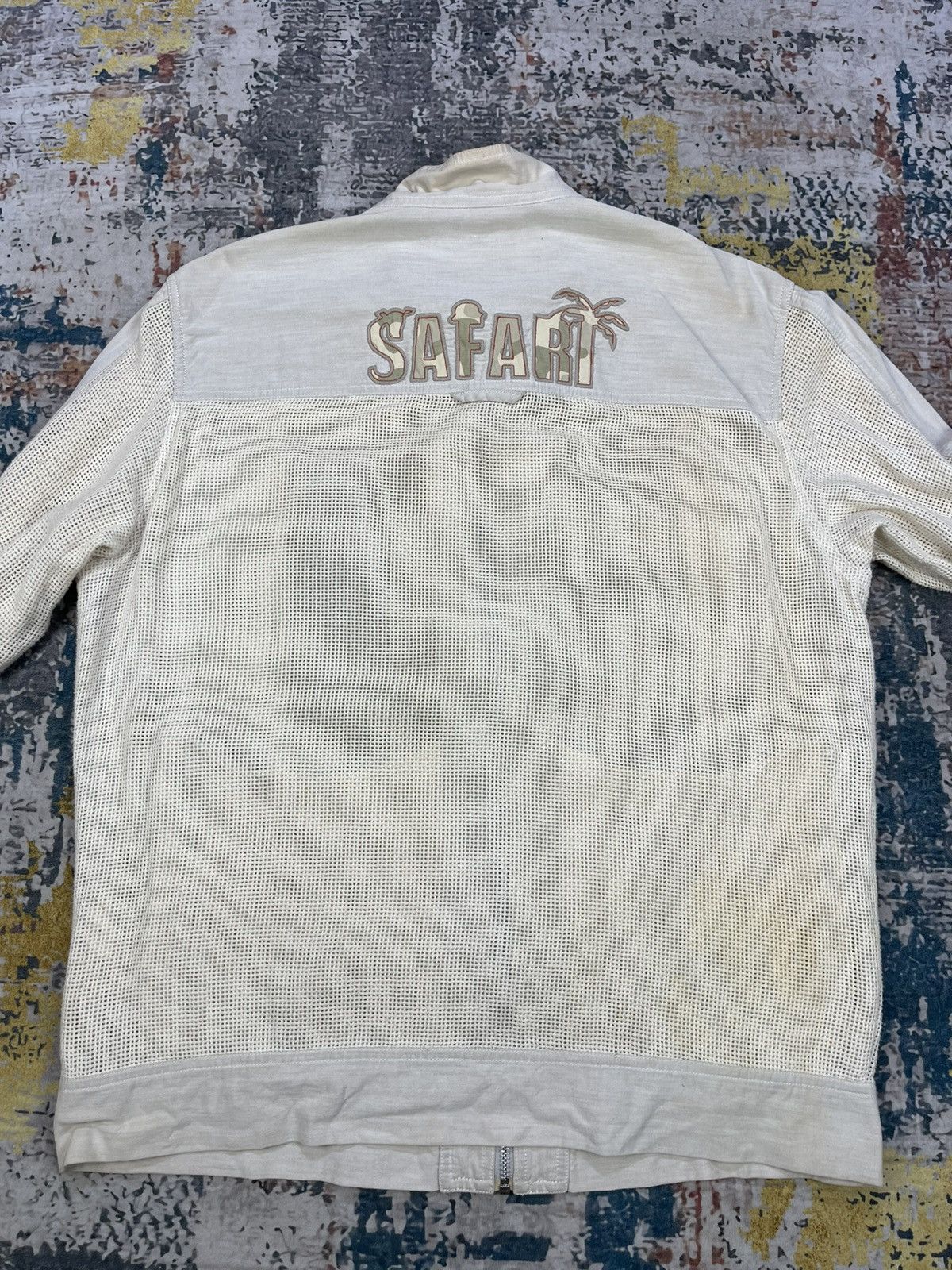 Jean Charles De Castelbajac Castelbajac Hybrid Net Perforated Safari Jacket Size US L / EU 52-54 / 3 - 2 Thumbnail