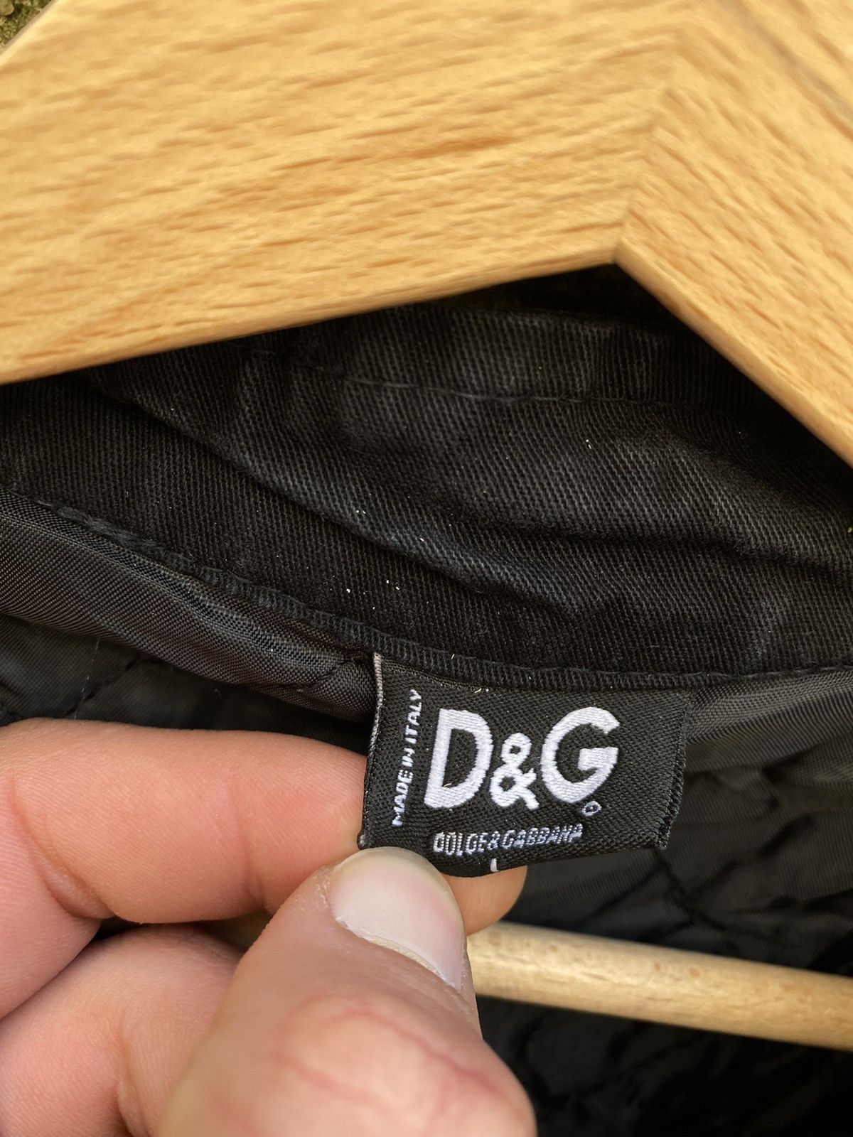 Dolce & Gabbana × Vintage Vintage Dolce & Gabbana D&G Embroidered Logo Denim Jacket Size US L / EU 52-54 / 3 - 10 Thumbnail