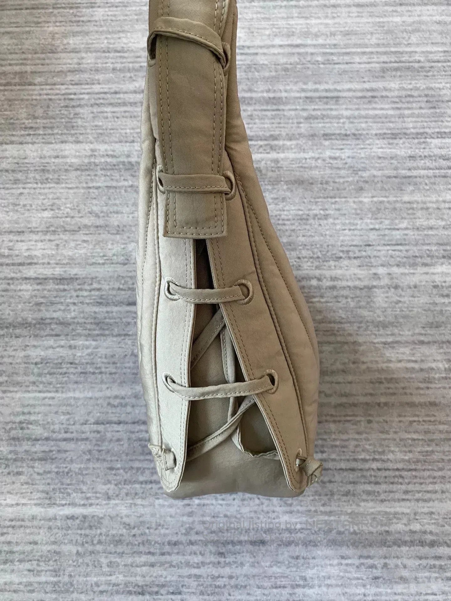 Lemaire Lemaire Soft Game Khaki Crossbody Canvas Bag. Size ONE SIZE - 5 Thumbnail