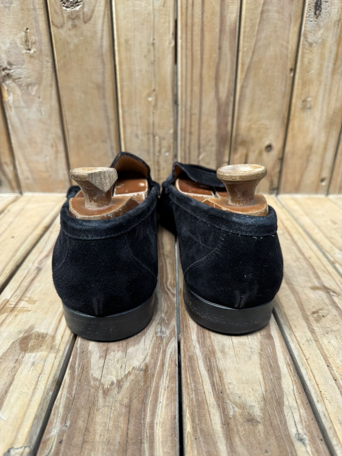 Church's Church’s Men’s suede leather black penny loafers UK 9.5 F Size US 10.5 / EU 43-44 - 8 Thumbnail