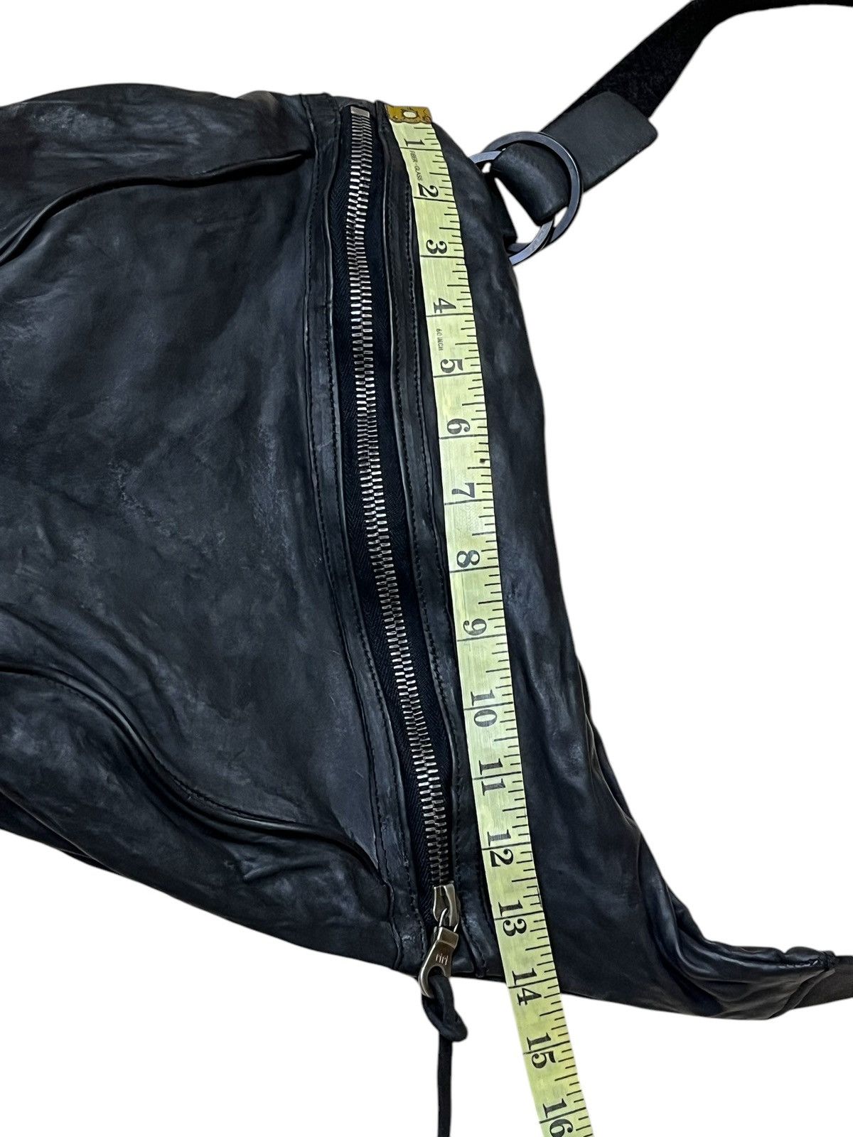 Isamu Katayama Backlash ISAMU KATAYAMA BACKLASH BLACK LEATHER COWHIDE SHOULDER BAG Size ONE SIZE - 15 Thumbnail