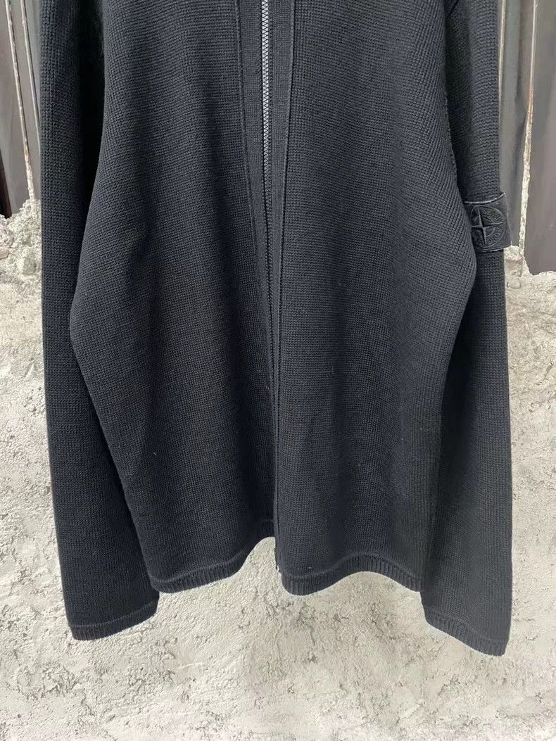 Stone Island Stone Island Wool Zip Hoodie Sweater -2506 Size US XL / EU 56 / 4 - 4 Thumbnail