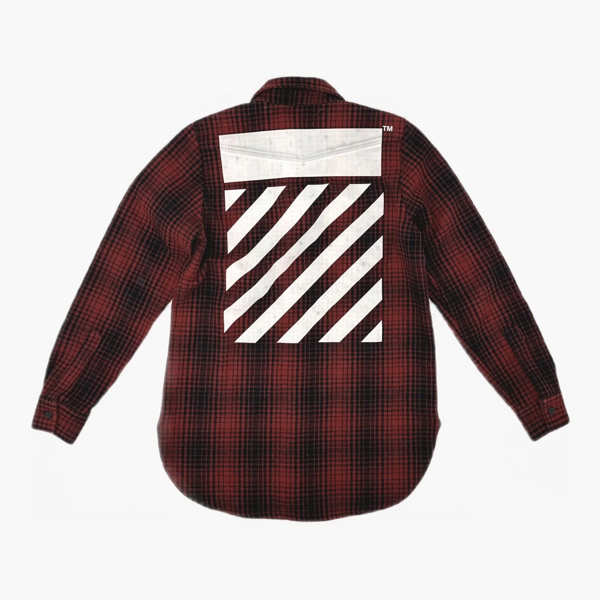 Off-White Off-White tartan check flannel shirt Size US XS / EU 42 / 0 - 2 Thumbnail