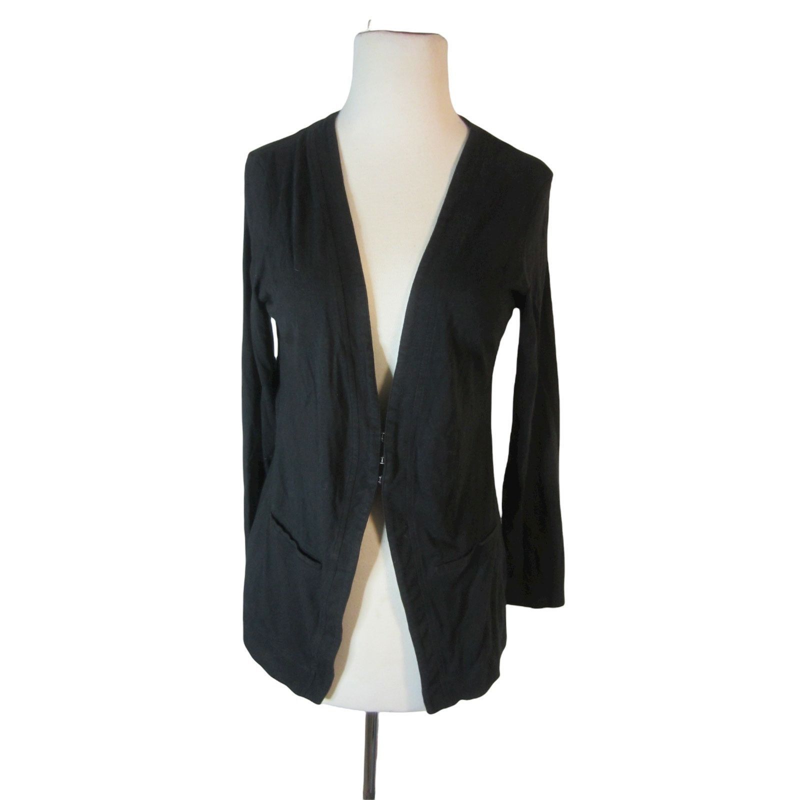 Other Minimalist Black Open Front Cardigan French Connection M Size M / US 6-8 / IT 42-44 - 2 Thumbnail