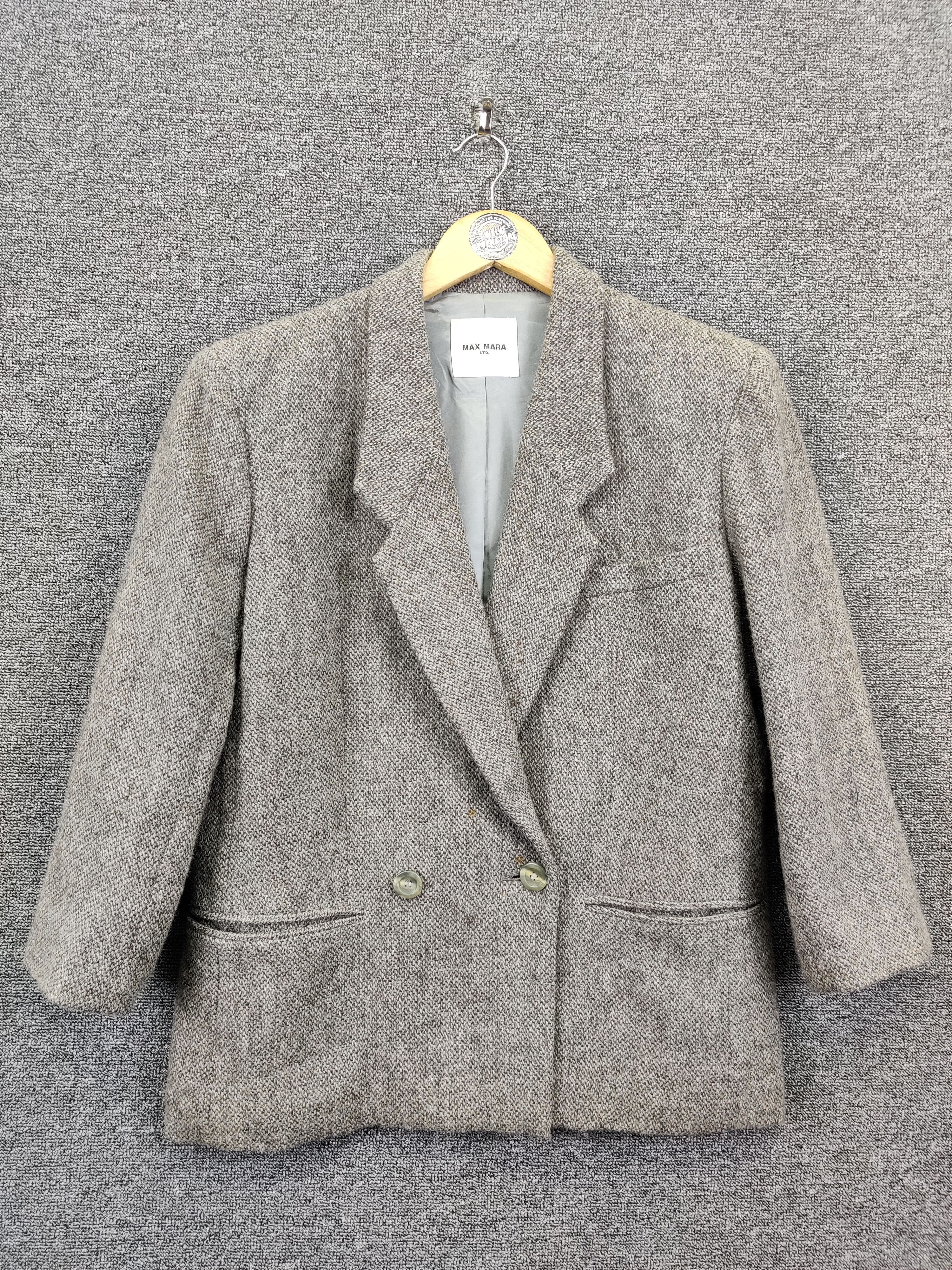 Japanese Brand Vintage Max Mara Soft Wool Single Breasted Blazer Size US M / EU 48-50 / 2 - 1 Thumbnail