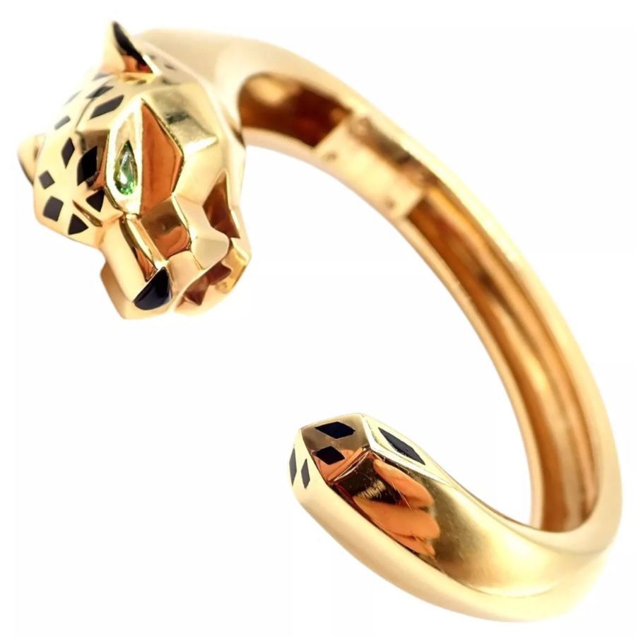 Cartier Cartier Panther Panthere 18k Yellow Gold Cuff Bracelet Size ONE SIZE - 15 Thumbnail