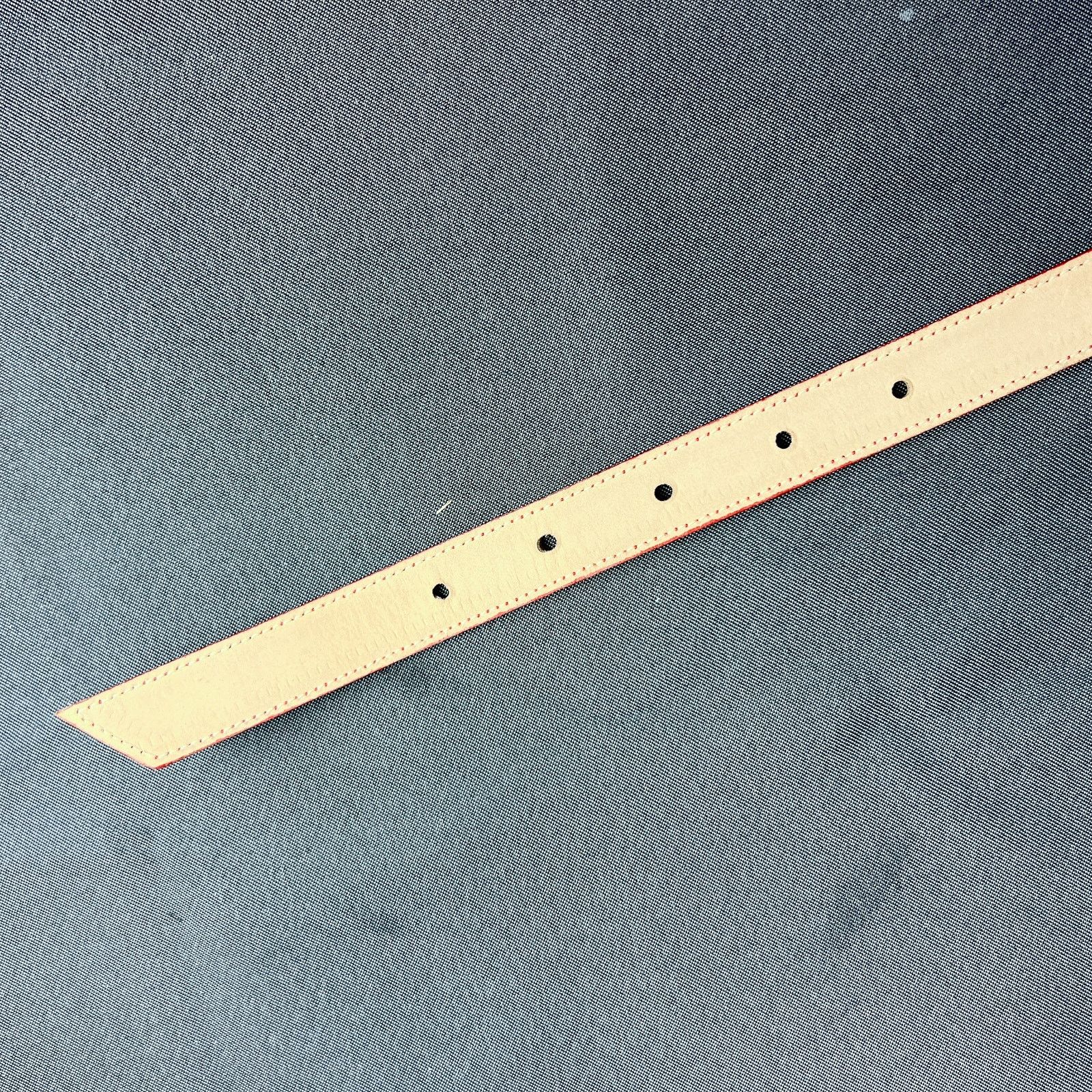 Dior Christian Dior Vintage Skinny Leather Belt Size Medium Size ONE SIZE - 8 Thumbnail