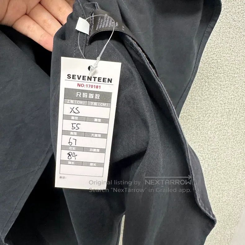 Balenciaga Balenciaga Black Wrinkled Canvas Work Jacket Size US XS / EU 42 / 0 - 5 Thumbnail