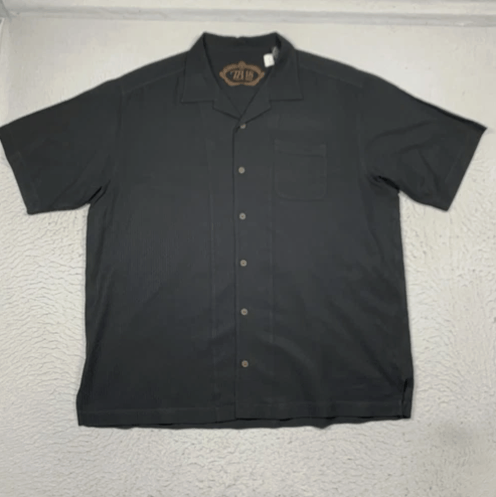 Tommy Bahama Tommy Bahama Mens XL Black Cigar Shirt Bogey Stogie Size US XL / EU 56 / 4 - 2 Thumbnail