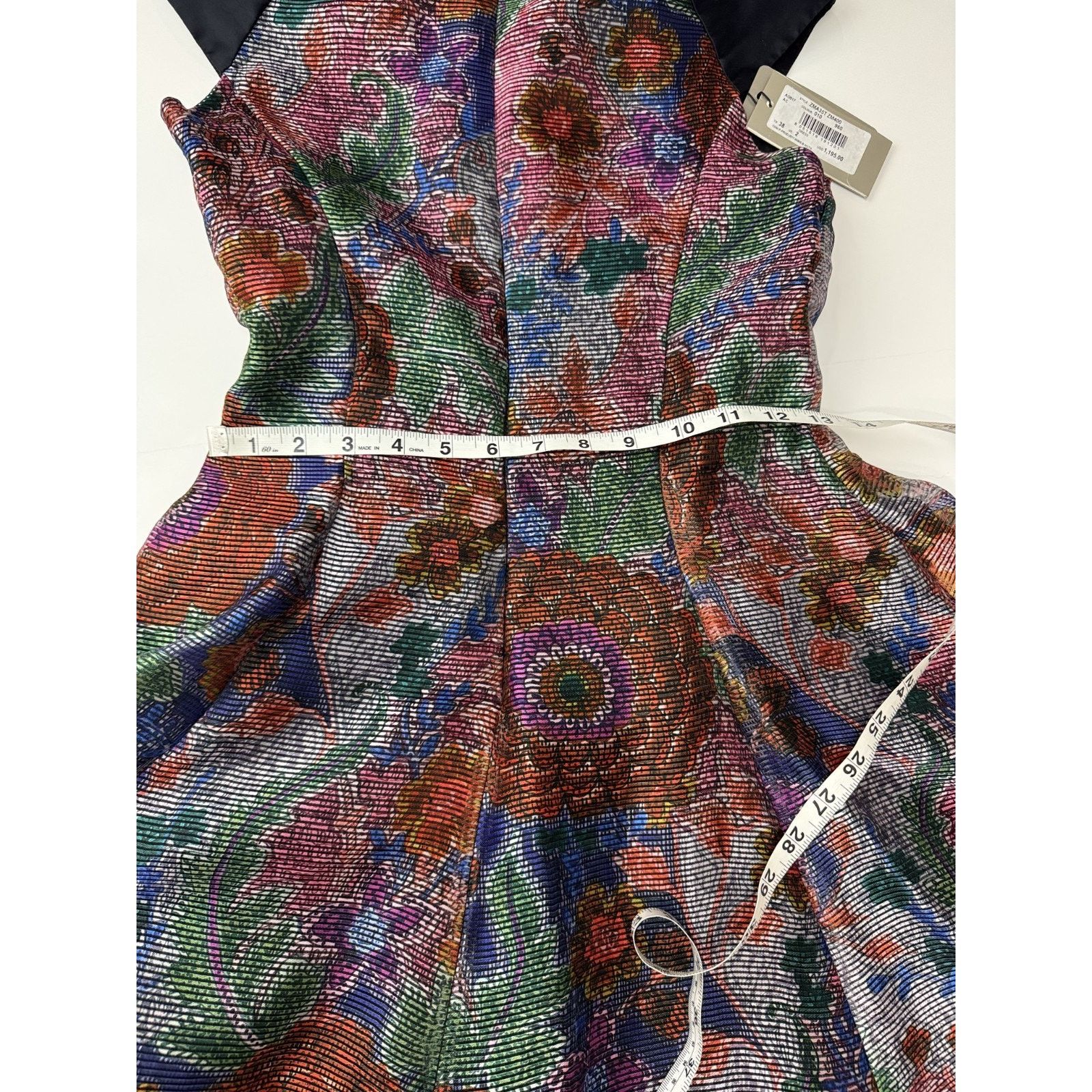 Armani Collezioni NWT $1195 Armani Collezioni Fit & Flare Dress Colorful US 2 Size XS / US 0-2 / IT 36-38 - 9 Thumbnail