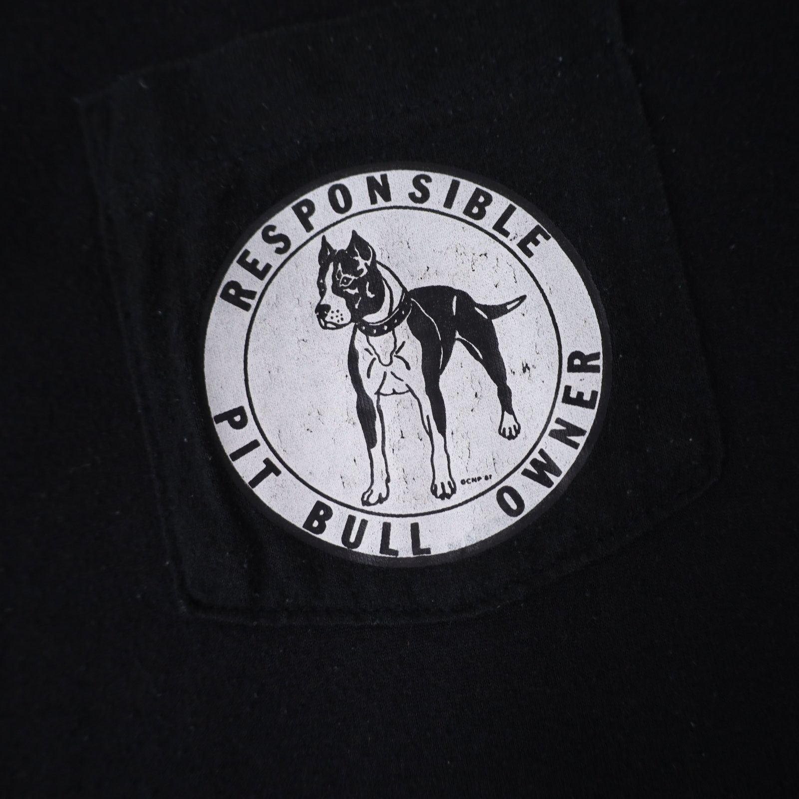 Vintage Vintage Responsible Pit Bull Owner Graphic T Shirt Size US L / EU 52-54 / 3 - 3 Thumbnail