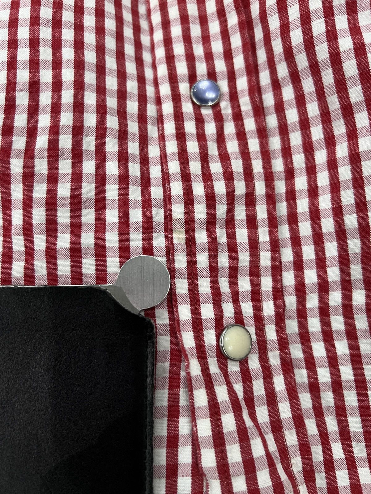 Kapital Kapital American Flag Motif Plaid Snap Shirt Size US L / EU 52-54 / 3 - 11 Thumbnail