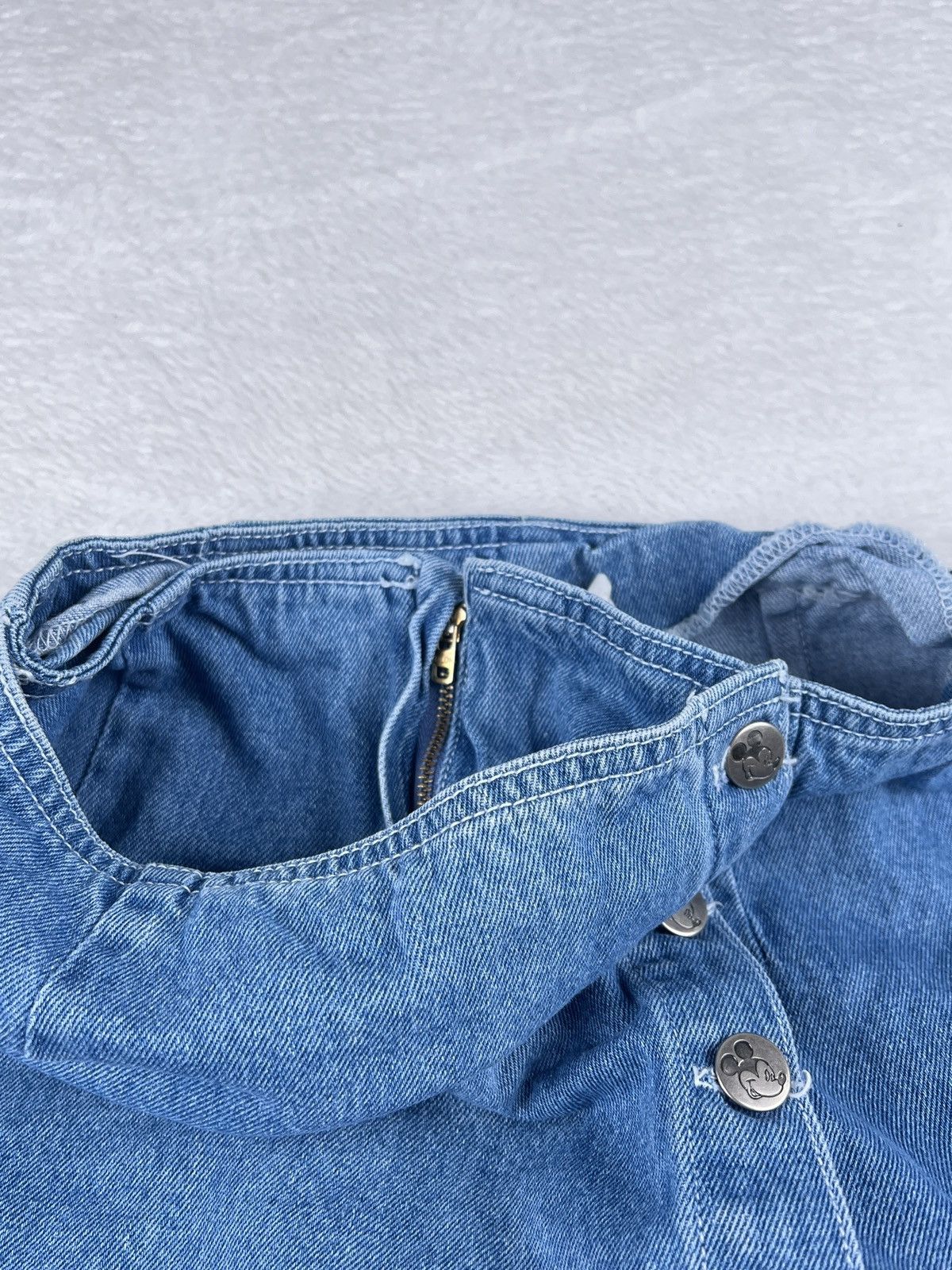 Disney Disney Mickey Unlimited Vintage 90s Denim Skort Blue Size 3 Size 26" / US 2 / IT 38 - 5 Thumbnail