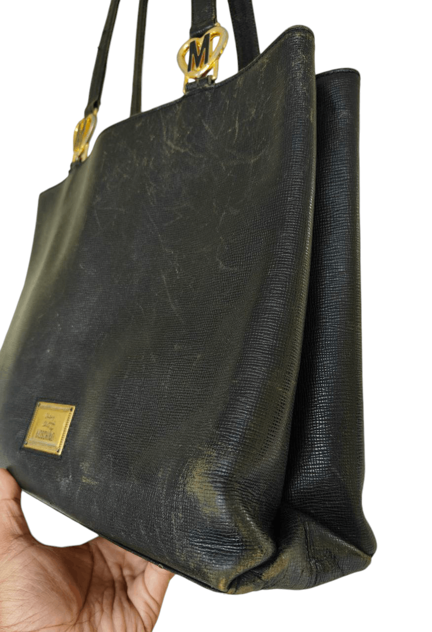Moschino Vintage Moschino Worn Handbag Size ONE SIZE - 11 Thumbnail