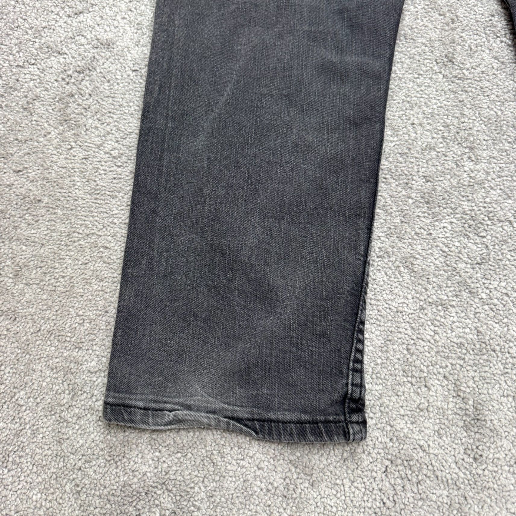 Lee Lee S-Gene Cone Regular Fit Straight Denim Jeans Mens 42x30 Stone Wash Grunge US 90s Style Logo Mens Size US 42 / EU 58 - 3 Thumbnail