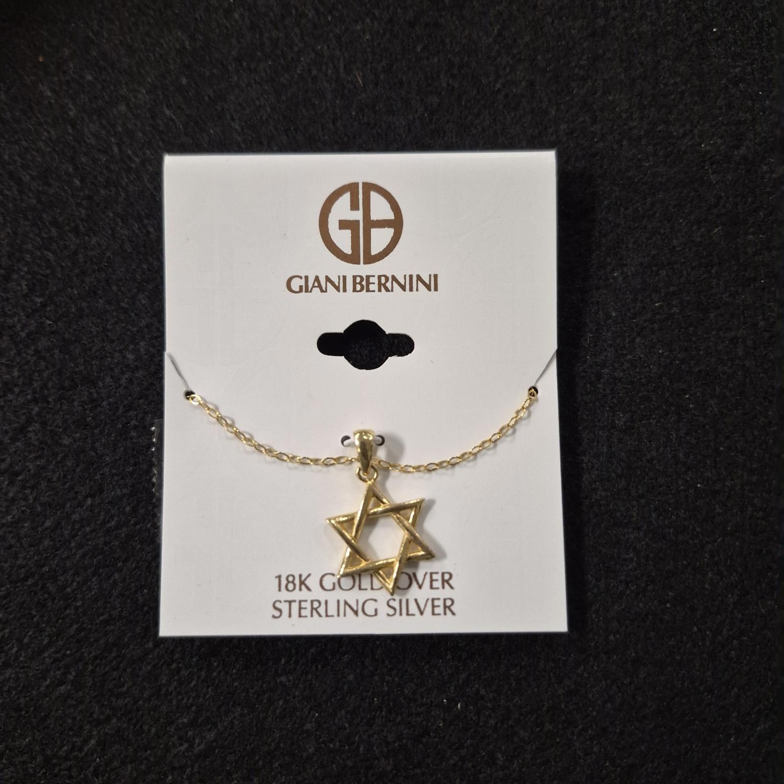 Giani Bernini Giani Bernini Star of David Necklace-Gold Over Silver Size ONE SIZE - 2 Thumbnail