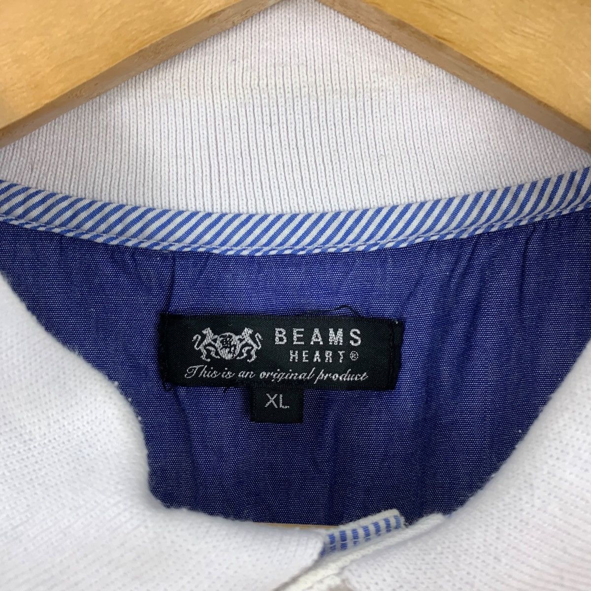 Beams Plus BEAMS PLUS HEART Japan Collection Anchor Polo Tee Shirt Top Size XL / US 12-14 / IT 48-50 - 7 Thumbnail