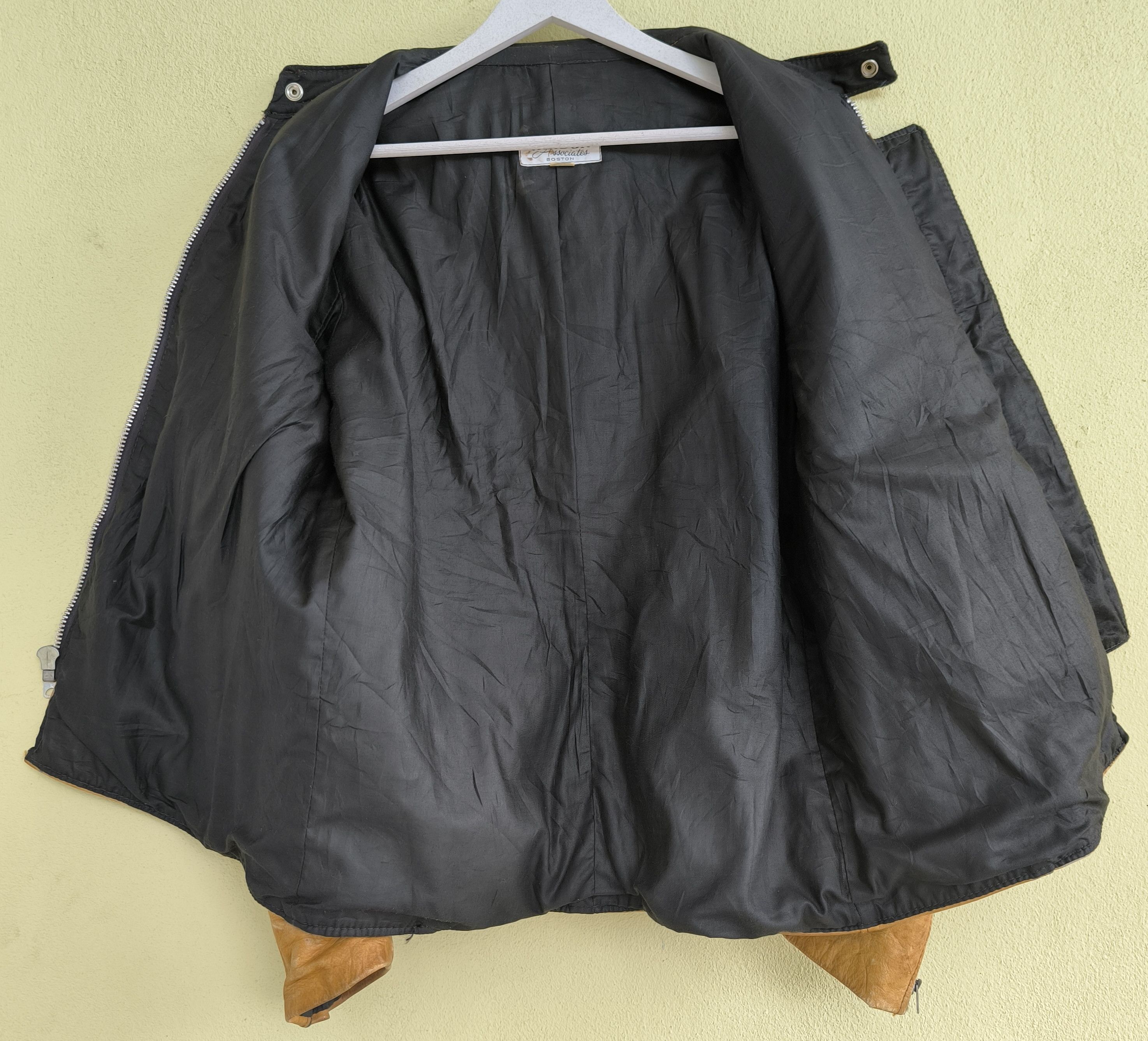 Vanson Leathers Vtg 80's VANSON ASSOCIATES BOSTON biker leather jacket Size US M / EU 48-50 / 2 - 7 Thumbnail