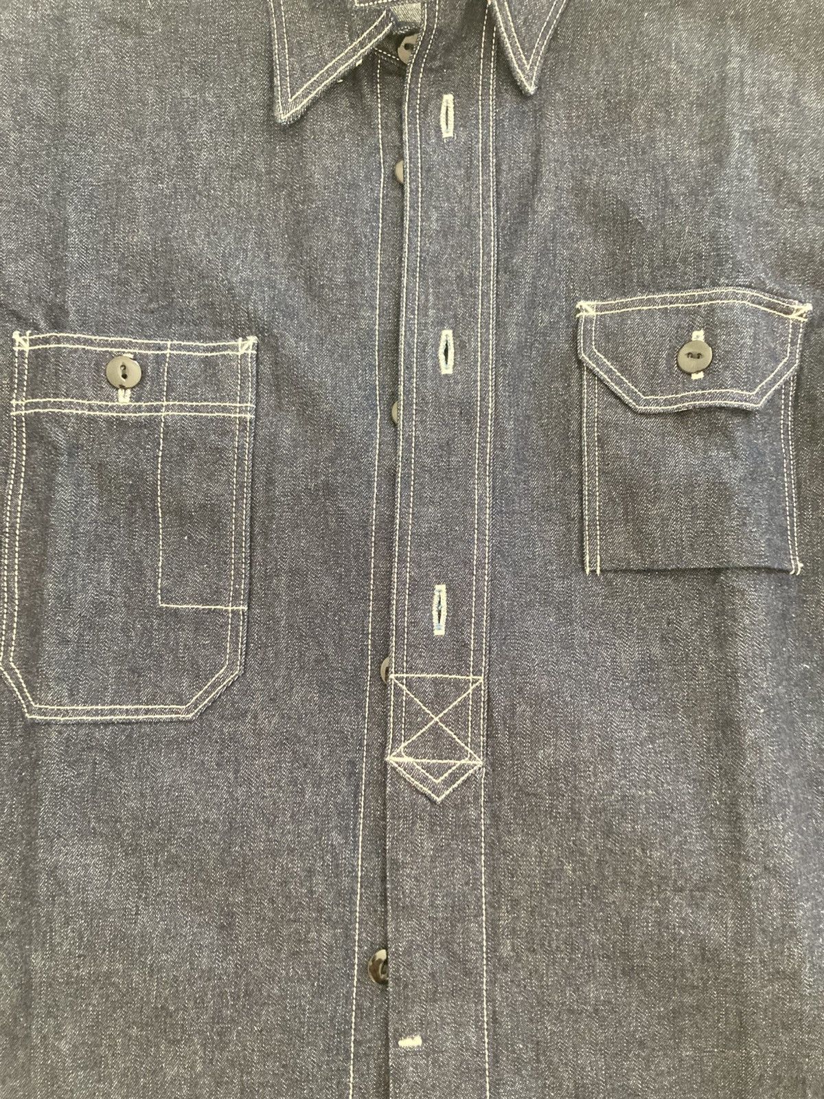 Studio D'Artisan Studio D'artisan Selvedge Denim Shirt Size US M / EU 48-50 / 2 - 5 Thumbnail
