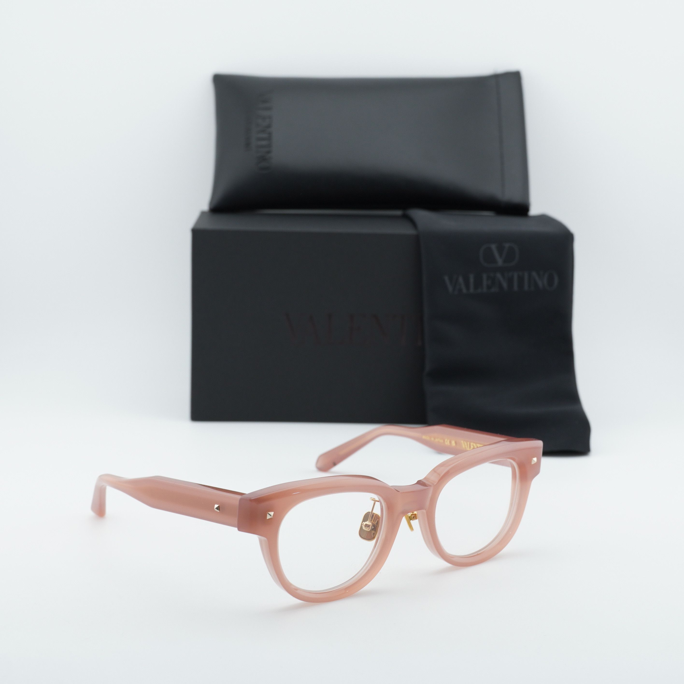 Valentino Valentino V-ESSENTIAL-V VLX-163C-АF Eyeglasses Pink 48mm Size ONE SIZE - 10 Thumbnail