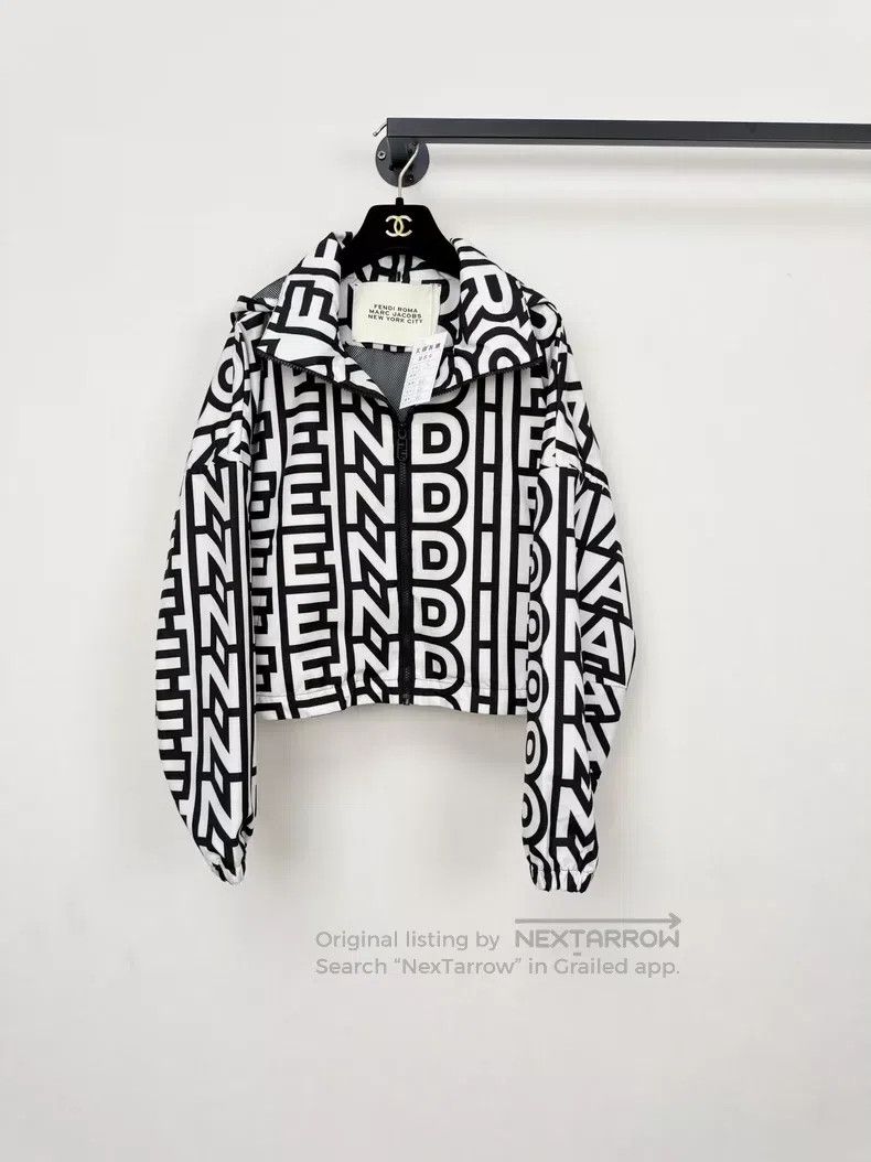 Fendi Fendi Nylon Windbreaker Jacket Size S / US 4 / IT 40 - 1 Thumbnail