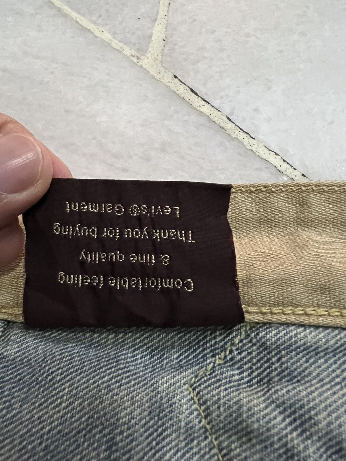 Levi's × Levi's Vintage Clothing 🌈90’s Style Levis Lot 907 Distress Mud Wash Flare Jean Japan Size US 28 / EU 44 - 22 Thumbnail