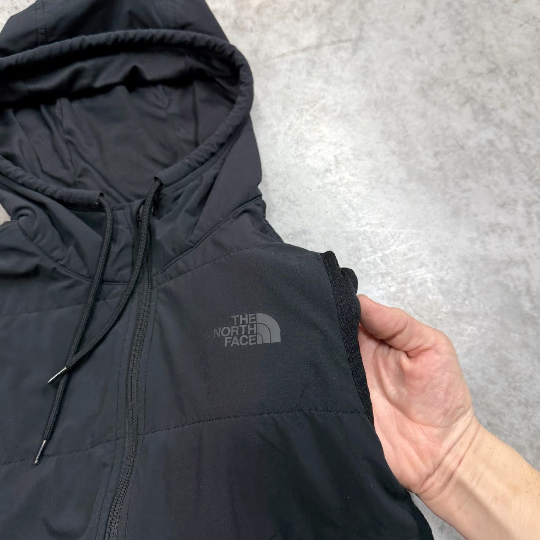 The North Face VEST The North Face Womens XS Black Hooded Softshell Full Zip Insulated Warm Size XS / US 0-2 / IT 36-38 - 3 Thumbnail