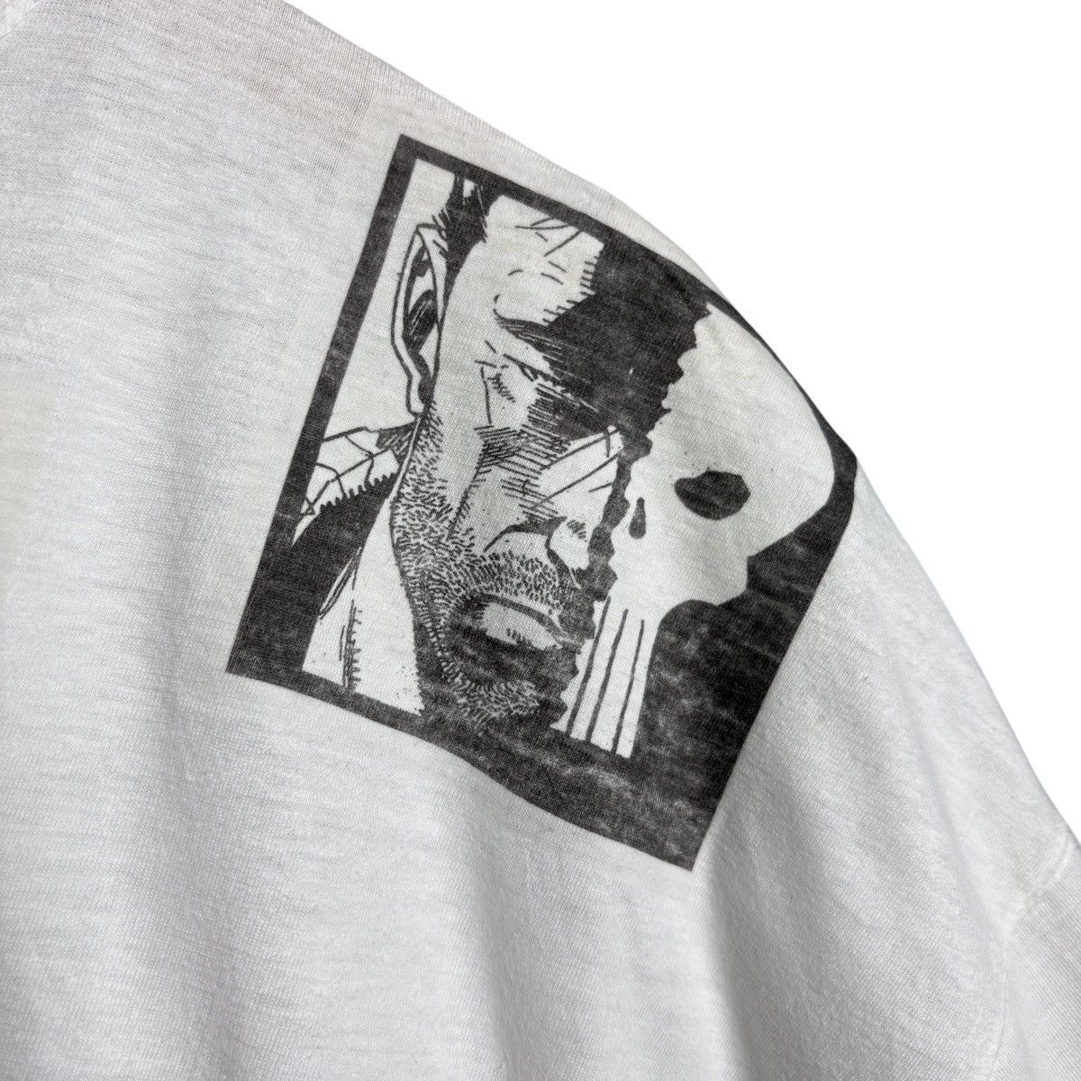 Vintage Vintage 90s The Punisher Marvel Comics Military T-Shirt Size US XL / EU 56 / 4 - 4 Thumbnail