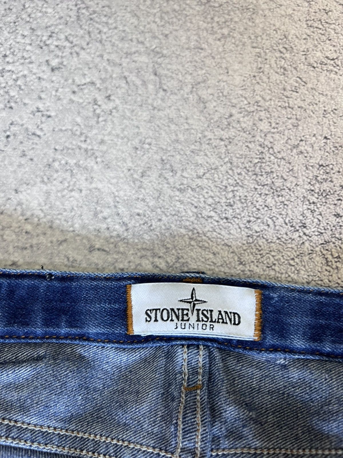 Stone Island Stone Island Junior Logo Patch Kids Jeans Blue Size 8 / 128 Size US 26 / EU 42 - 10 Thumbnail