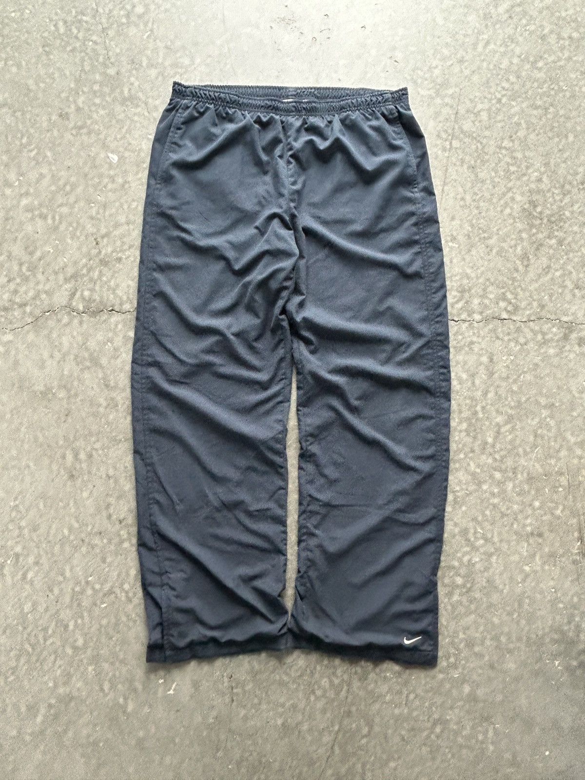 Nike Vintage Y2K Nike Track Pants Baggy Drill Nylon Size US 34 / EU 50 - 1 Thumbnail
