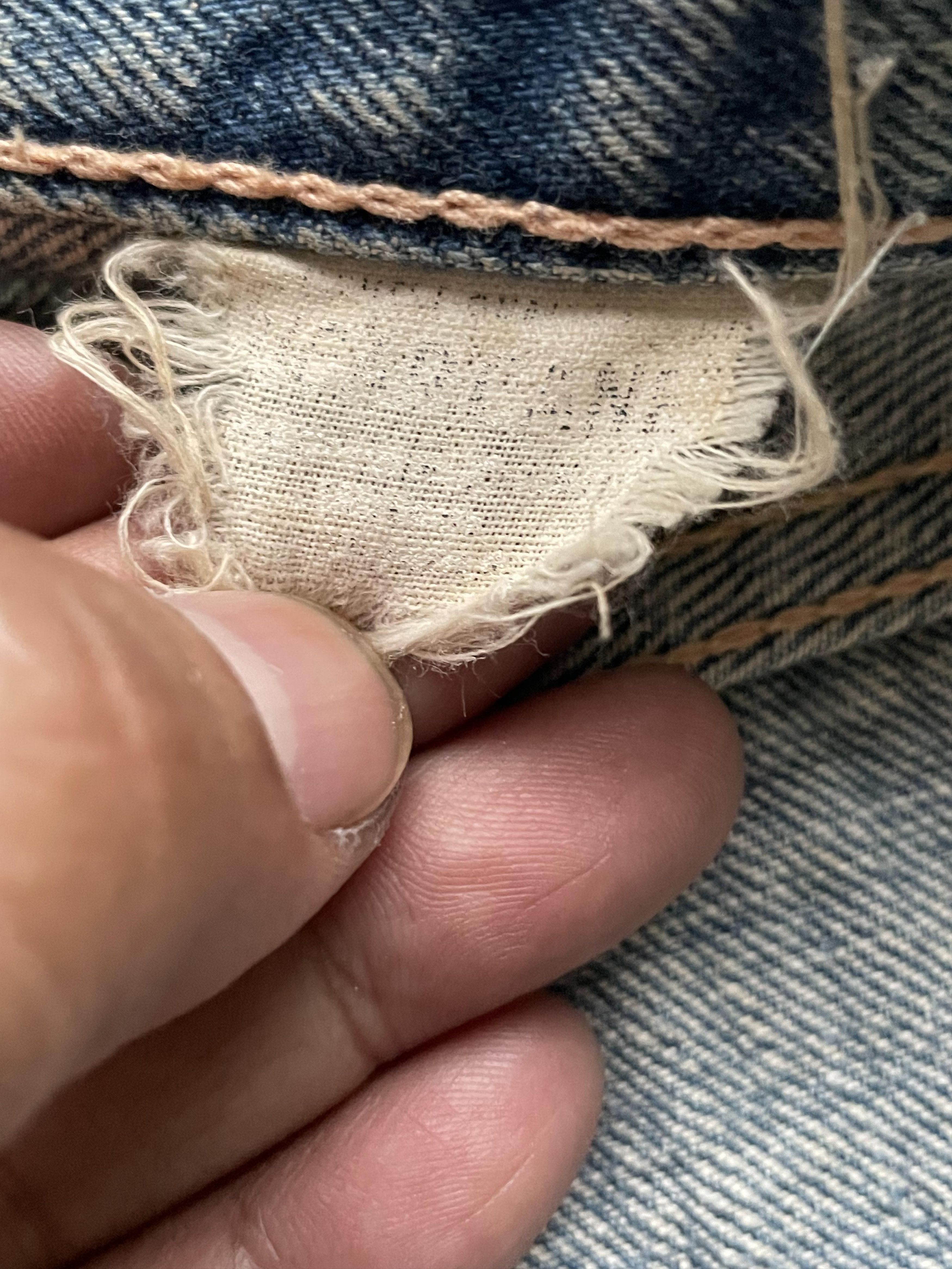 Sugar Cane Vintage Sugar Cane Star Selvedge Distresed Denim Size US 32 / EU 48 - 6 Thumbnail