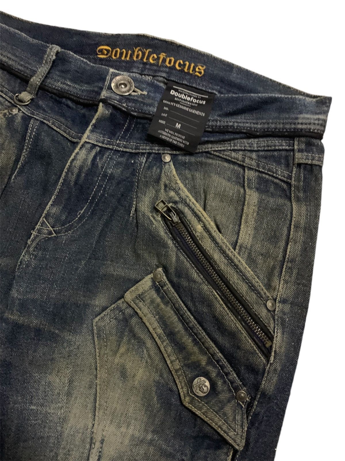semanticdesign 💥Vintage Japanese Doublefocus Cargo Blue Denim Size US 32 / EU 48 - 6 Thumbnail