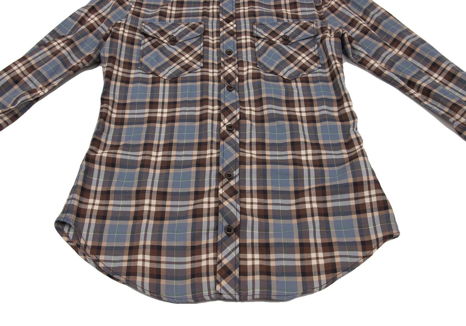 Dolce & Gabbana Multi Cotton Rib Check Western Yoke Shirt Size M Size US M / EU 48-50 / 2 - 8 Thumbnail