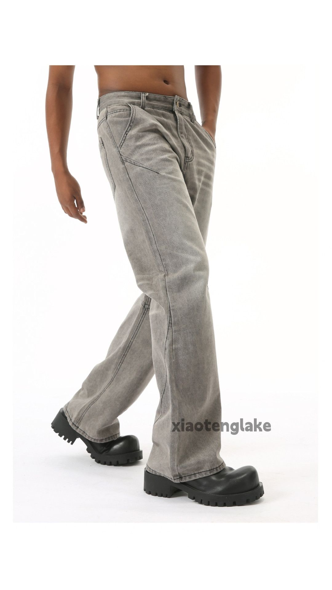 Jean × Vintage washed faded cleanfit yuppie bootcut flared y2k jeans Size US 30 / EU 46 - 8 Thumbnail