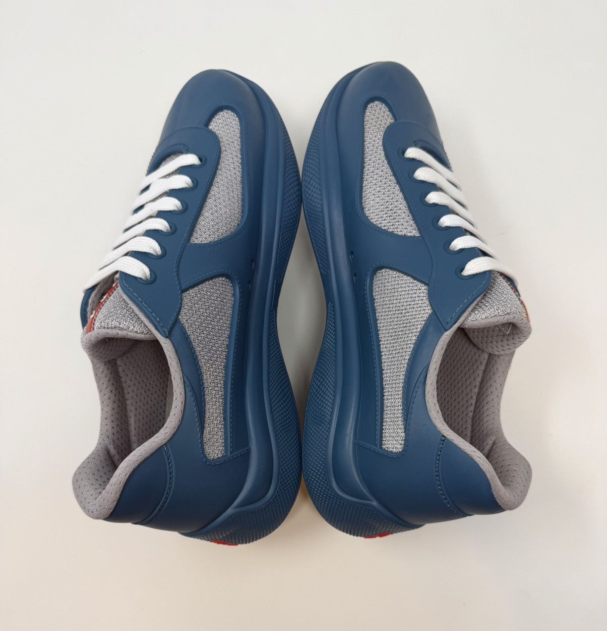 Prada Prada Americas Cup Rubber Sneaker Lagoon Blue Size US 8 / EU 41 - 4 Thumbnail