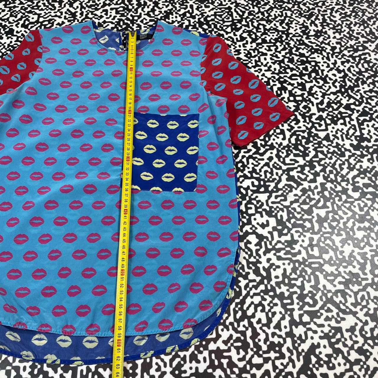 Markus Lupfer Vintage Y2K Markus Lupfer Silk Retro Kiss Logo Shirt Luxury Size XS / US 0-2 / IT 36-38 - 13 Thumbnail