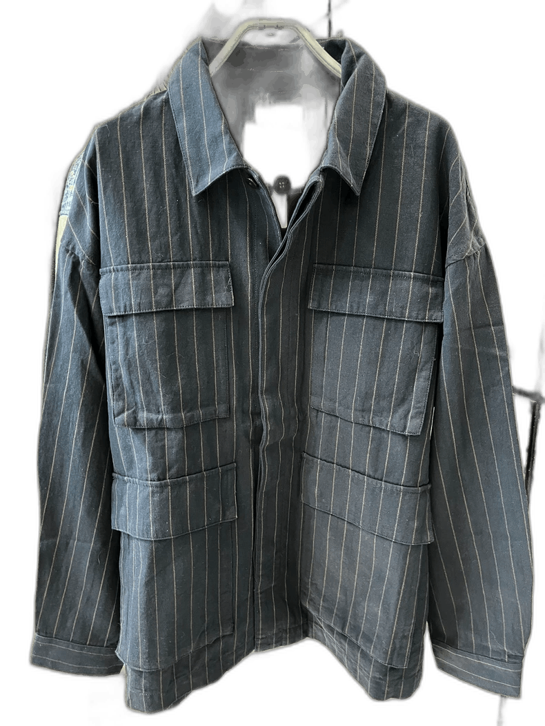 Maison Margiela Beams Striped Shirt Jacket Size M/L-2506 Size US M / EU 48-50 / 2 - 1 Thumbnail
