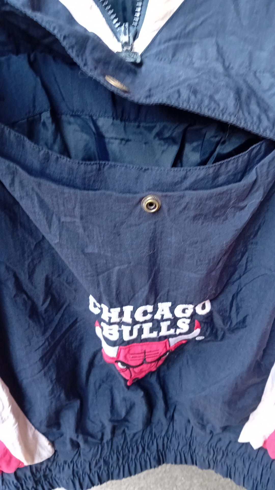 NBA × Nutmeg Chicago Bulls NBA Jacket Nutmeg Vintage Pullover Embroidered Size US L / EU 52-54 / 3 - 12 Thumbnail
