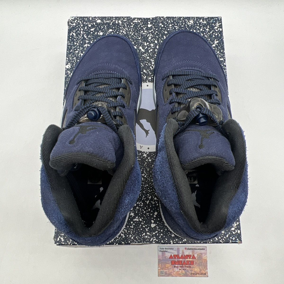 Jordan Brand Air Jordan 5 midnight navy Size US 9.5 / EU 42-43 - 7 Thumbnail