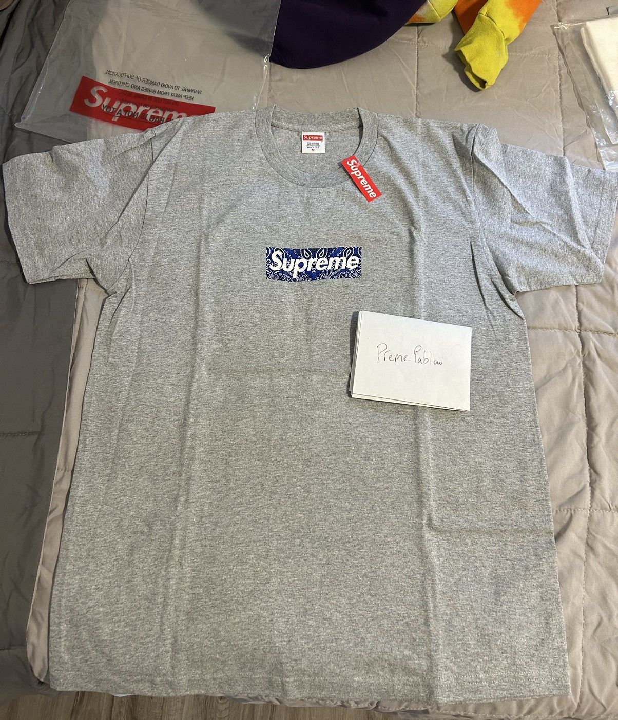 Supreme Supreme Bandana Box Logo Tee | Grailed