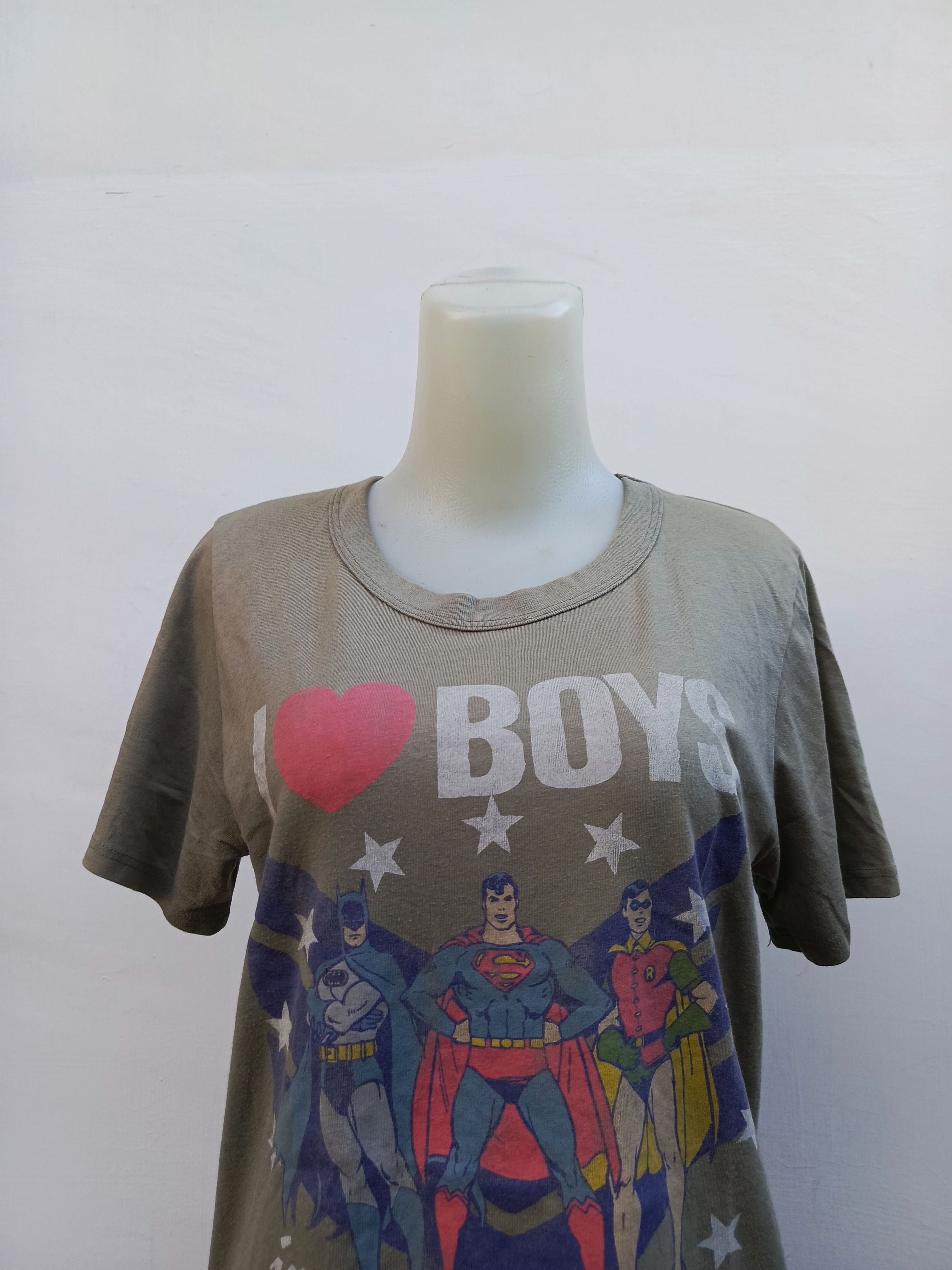 Junk Food Junk Food I Love Boys in Uniform Graphic Tee DC Comics Print Size L / US 10 / IT 46 - 2 Thumbnail