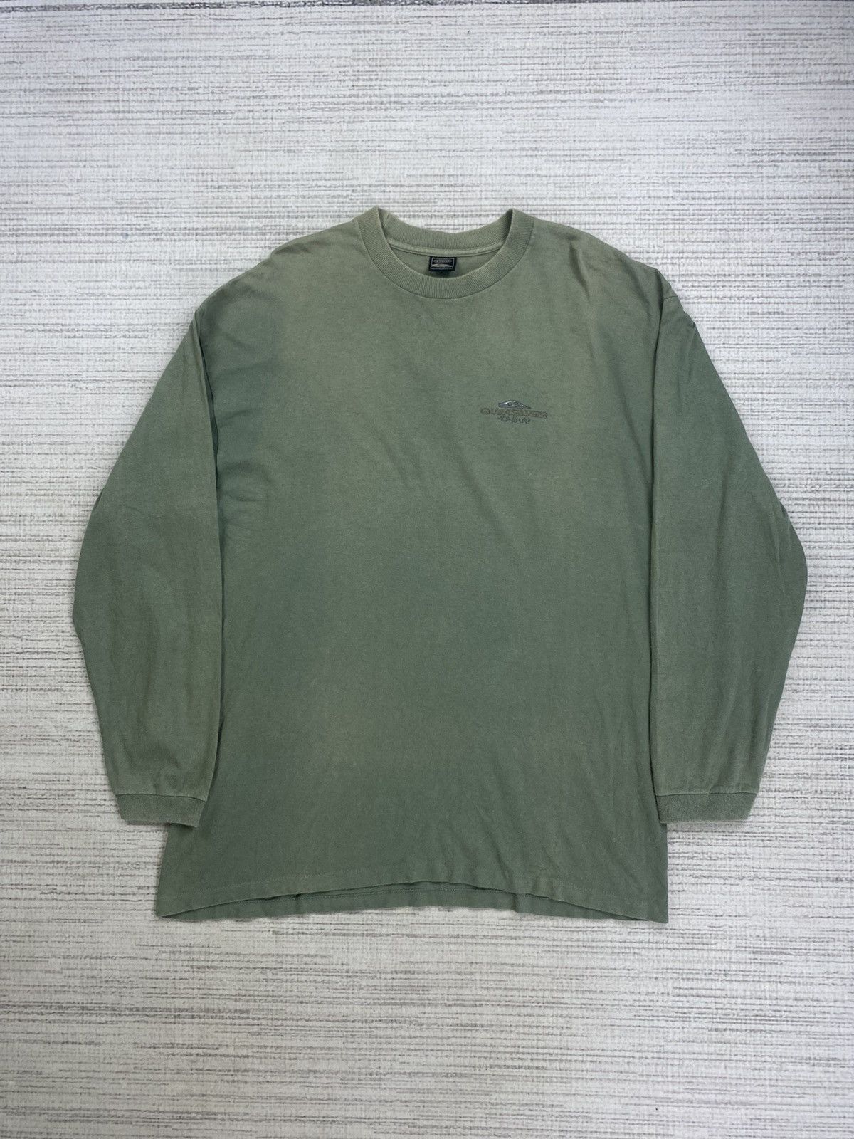 Quiksilver × Vintage Vintage Quicksilver Made In Usa Longsleeve Baggy Sweatshirt Size US L / EU 52-54 / 3 - 2 Thumbnail