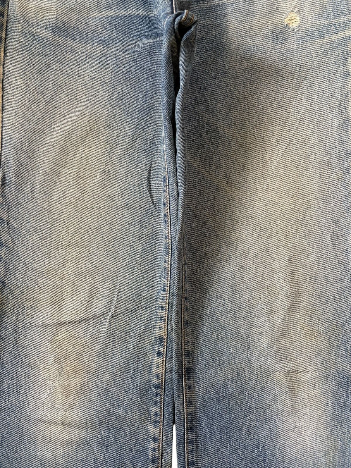 Edwin Vintage Japanese Brand Faded Wash Distress Loose Jeans Size US 29 - 3 Thumbnail