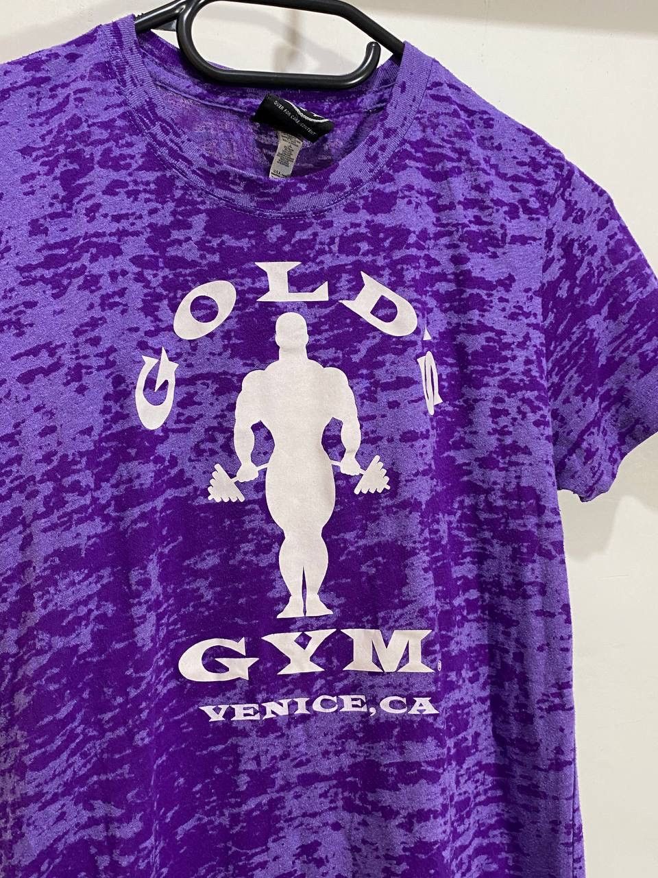 Vintage Gold gym t shirt Size M / US 6-8 / IT 42-44 - 2 Thumbnail