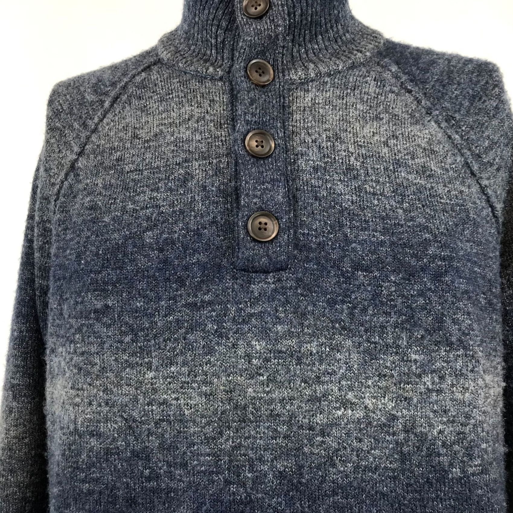 Banana Republic Banana Republic Mens Medium Gray Long Sleeve Pullover Size US M / EU 48-50 / 2 - 2 Thumbnail