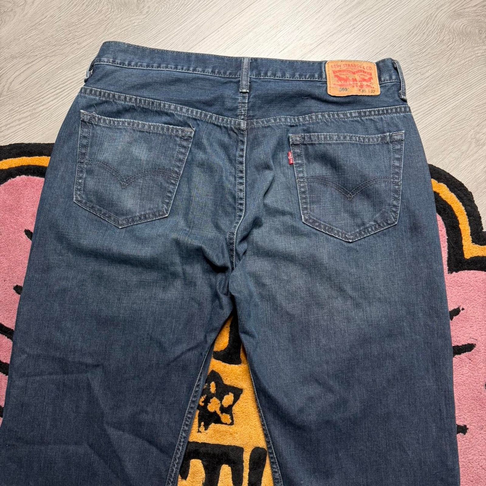 Levi's Levi’s Strauss 569 Loose Straight Denim Jeans Size 36x32 Size US 36 / EU 52 - 8 Thumbnail