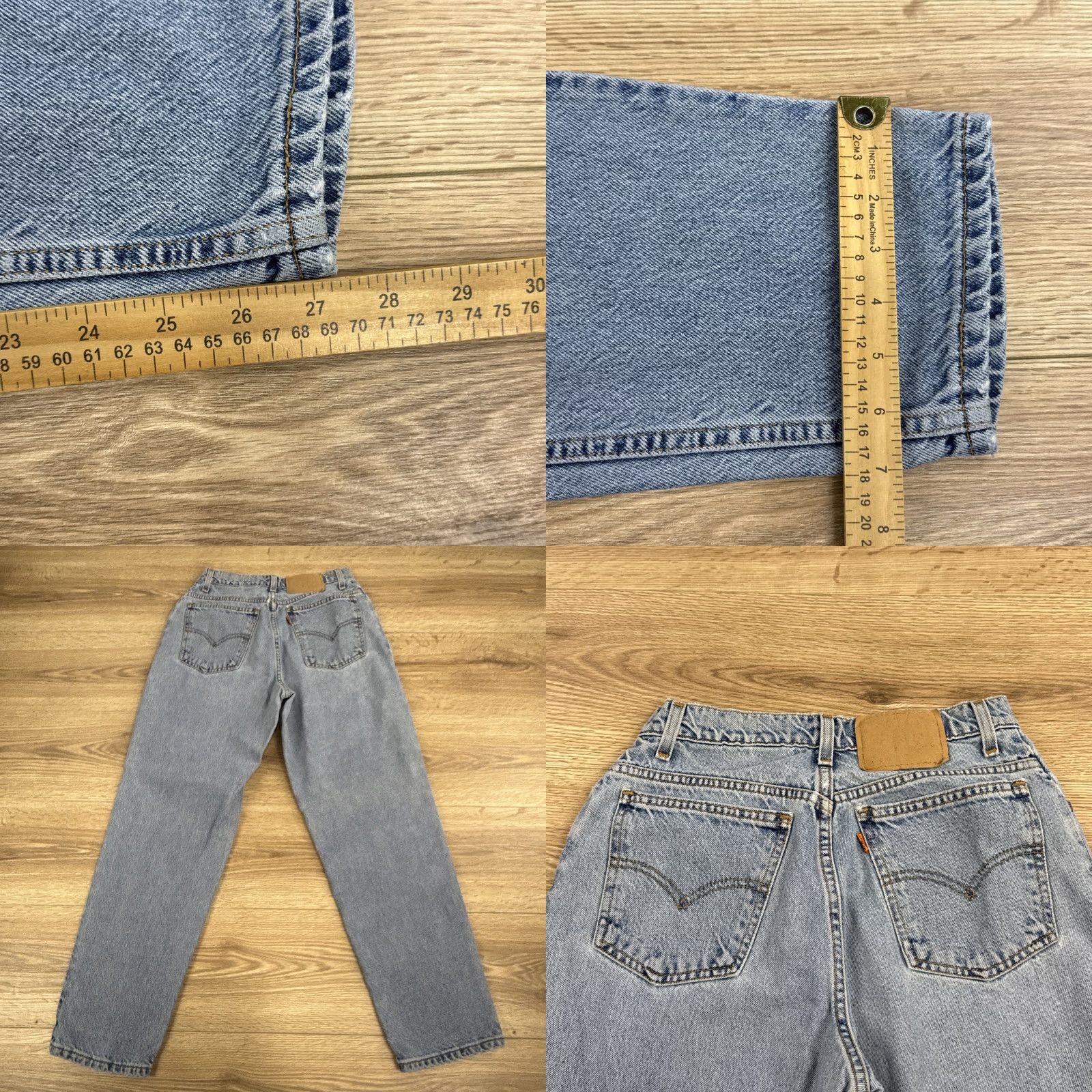 Levi's Vtg Levi's 950 Womens Relaxed Tapered Jeans Sz 10 Reg Blue Color Orange Tab 27in Inseam Womens Jeans Size 32" / US 10 / IT 46 - 8 Thumbnail
