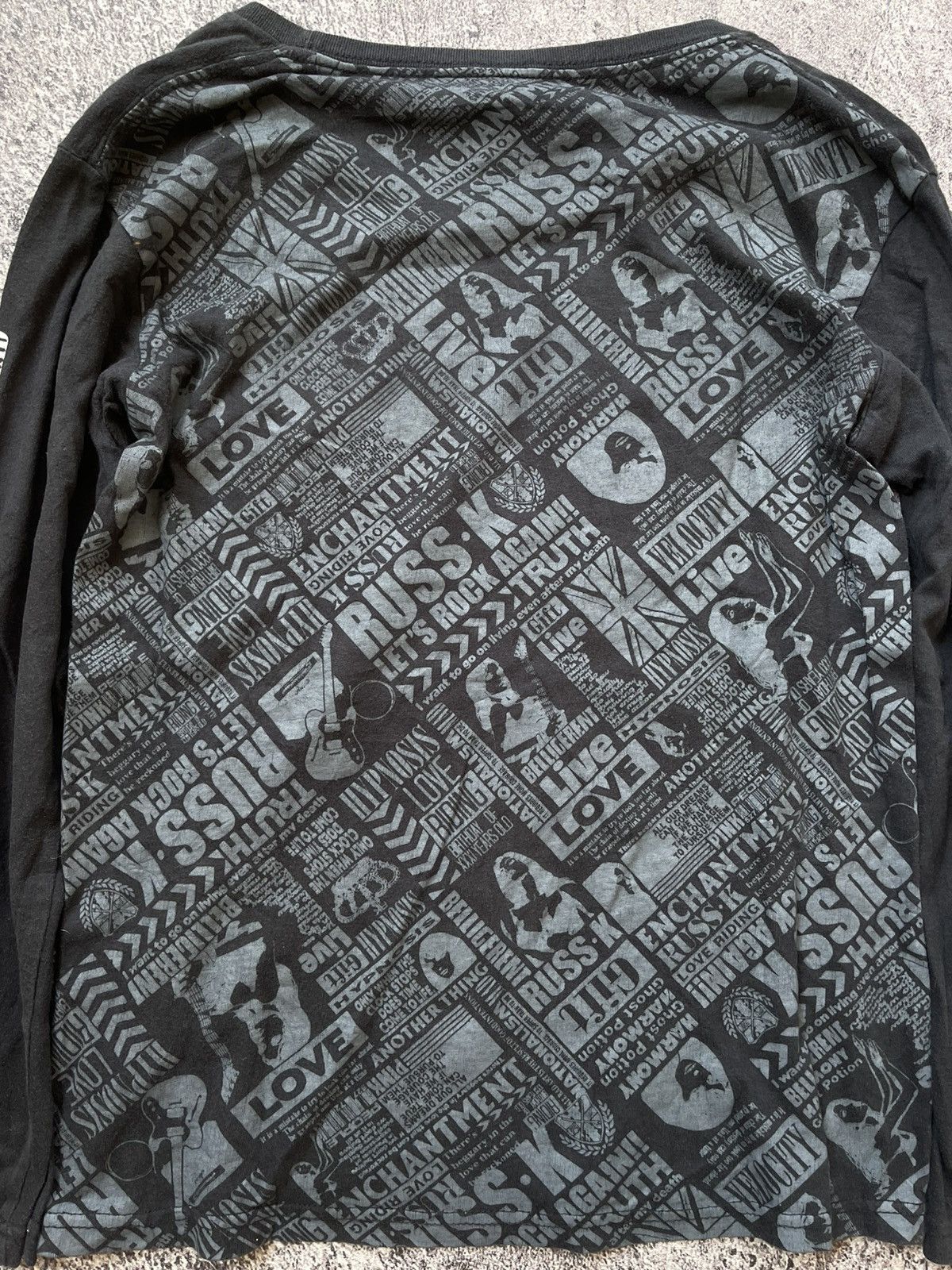 Japanese Brand Y2k Russ-k ifsixwasnine poem longsleeve Size US M / EU 48-50 / 2 - 6 Thumbnail